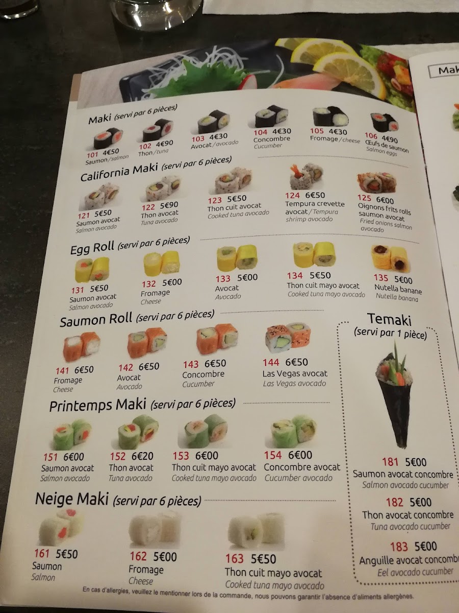 Menu Oasie-9